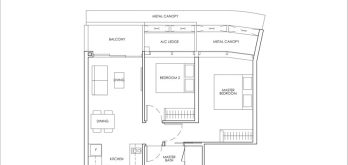 newport-residences-floor-plan-2-bedroom-type-B1-singapore